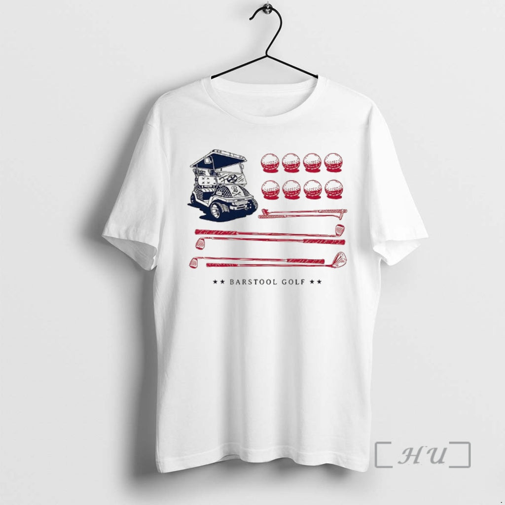 Officials Barstool Golf Cart Ball And Club Usa Flag T-Shirts, Hoodie, Sweatshirt | PopFlextees.com