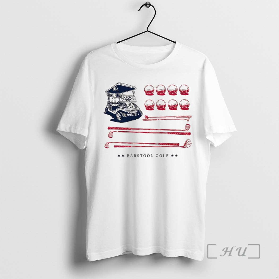 Officials Barstool Golf Cart Ball And Club Usa Flag T-Shirts, Hoodie, Sweatshirt | PopFlextees.com