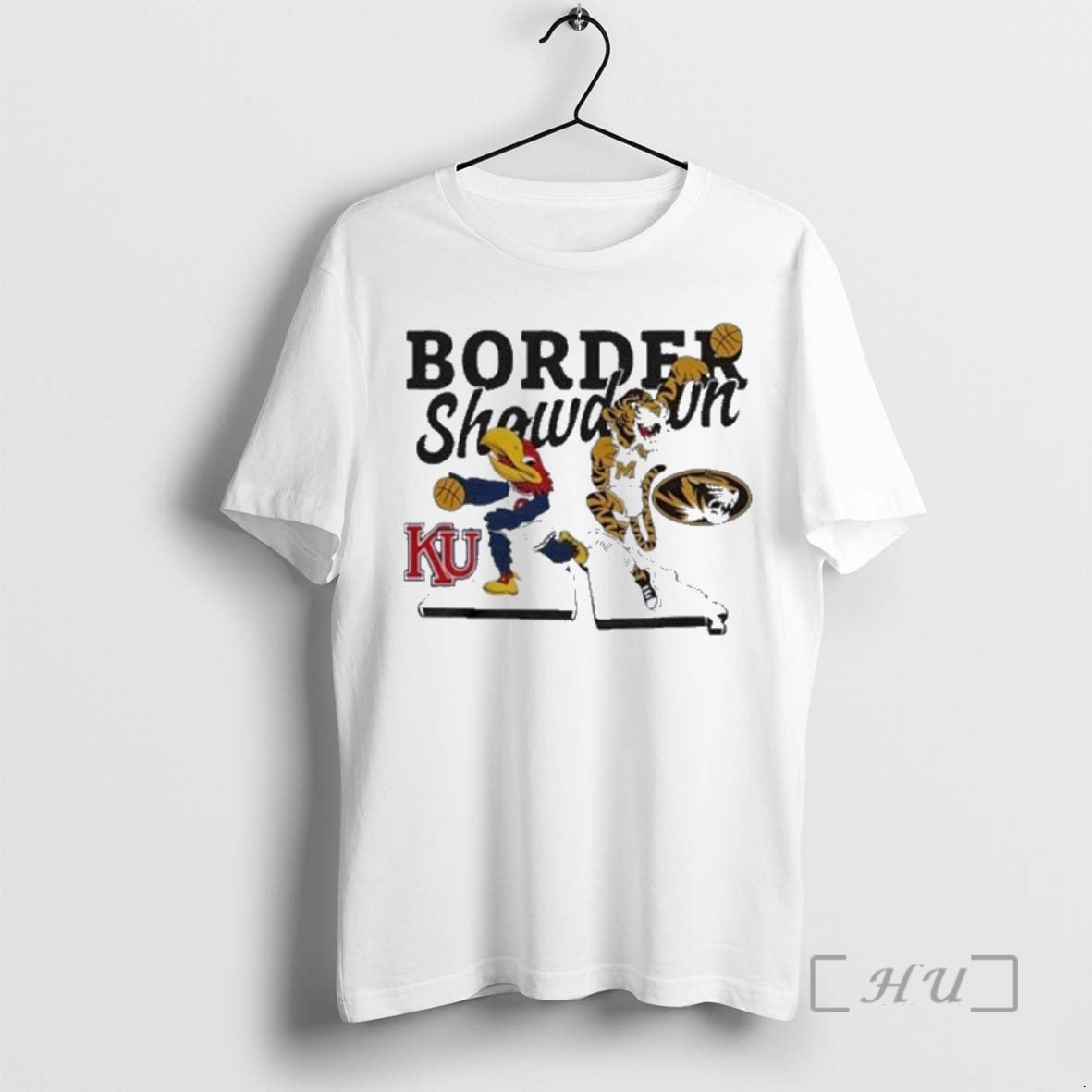 Officials Basketball Border Showdown Ku Vs Mizzou 2025 T-Shirts, Hoodie, Sweatshirt | PopFlextees.com