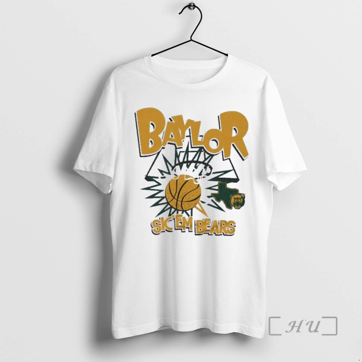 Officials Baylor Bears Basketball Slam Sic Em Bears T-Shirts, Hoodie, Sweatshirt | PopFlextees.com