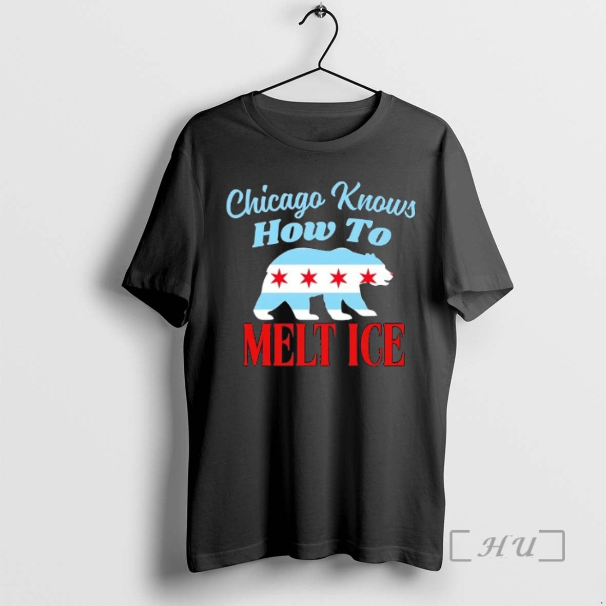 Officials Bear Chicago Knows How To Melt Ice Flag T-Shirts, Hoodie, Sweatshirt | PopFlextees.com