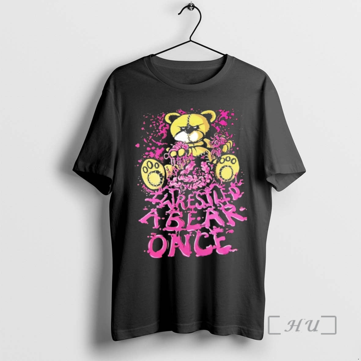 Officials Bear I Wrestled A Bear Once T-Shirts, Hoodie, Sweatshirt | PopFlextees.com
