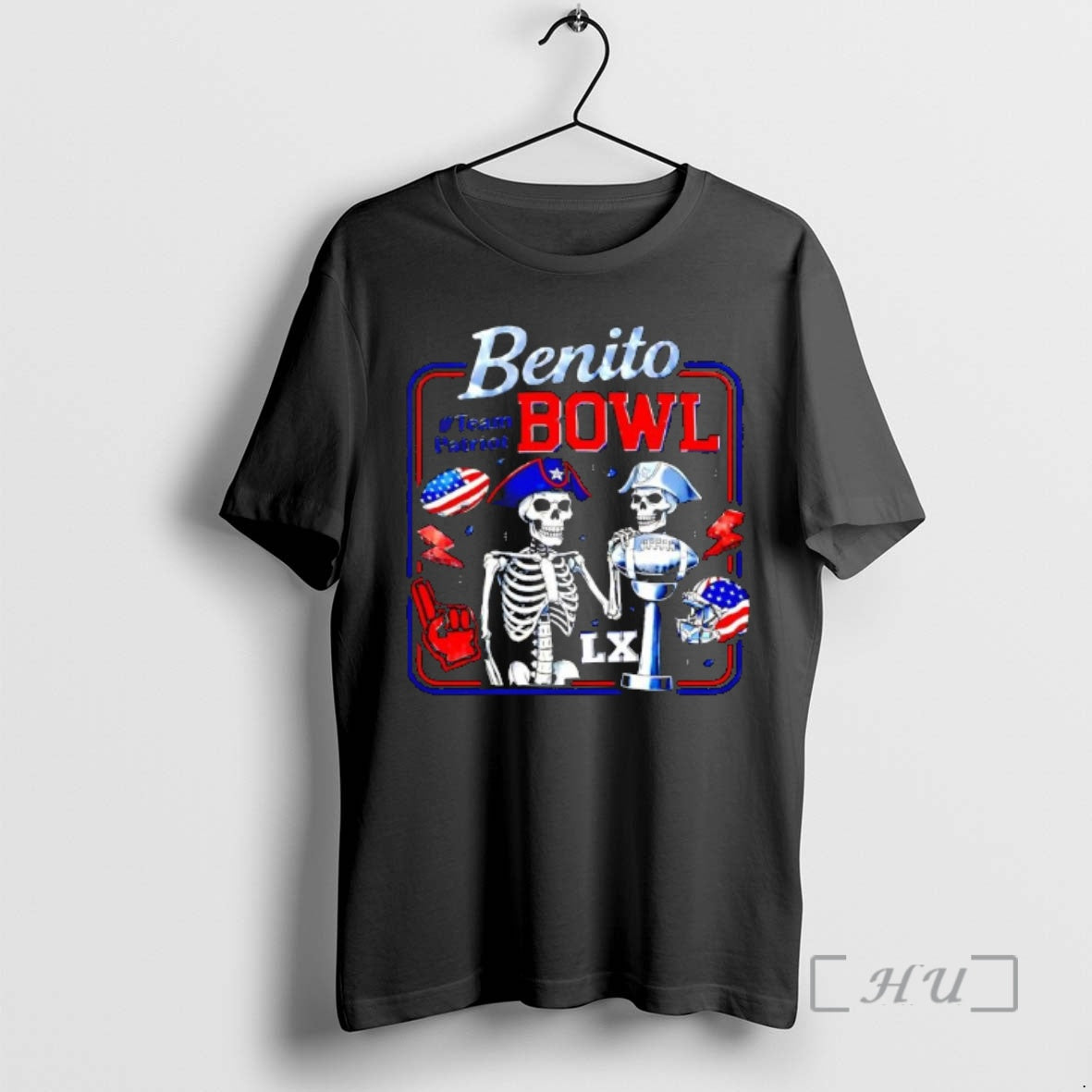 Officials Benito Bowl Team Patriot Vintage Skeleton T-Shirts, Hoodie, Sweatshirt | PopFlextees.com