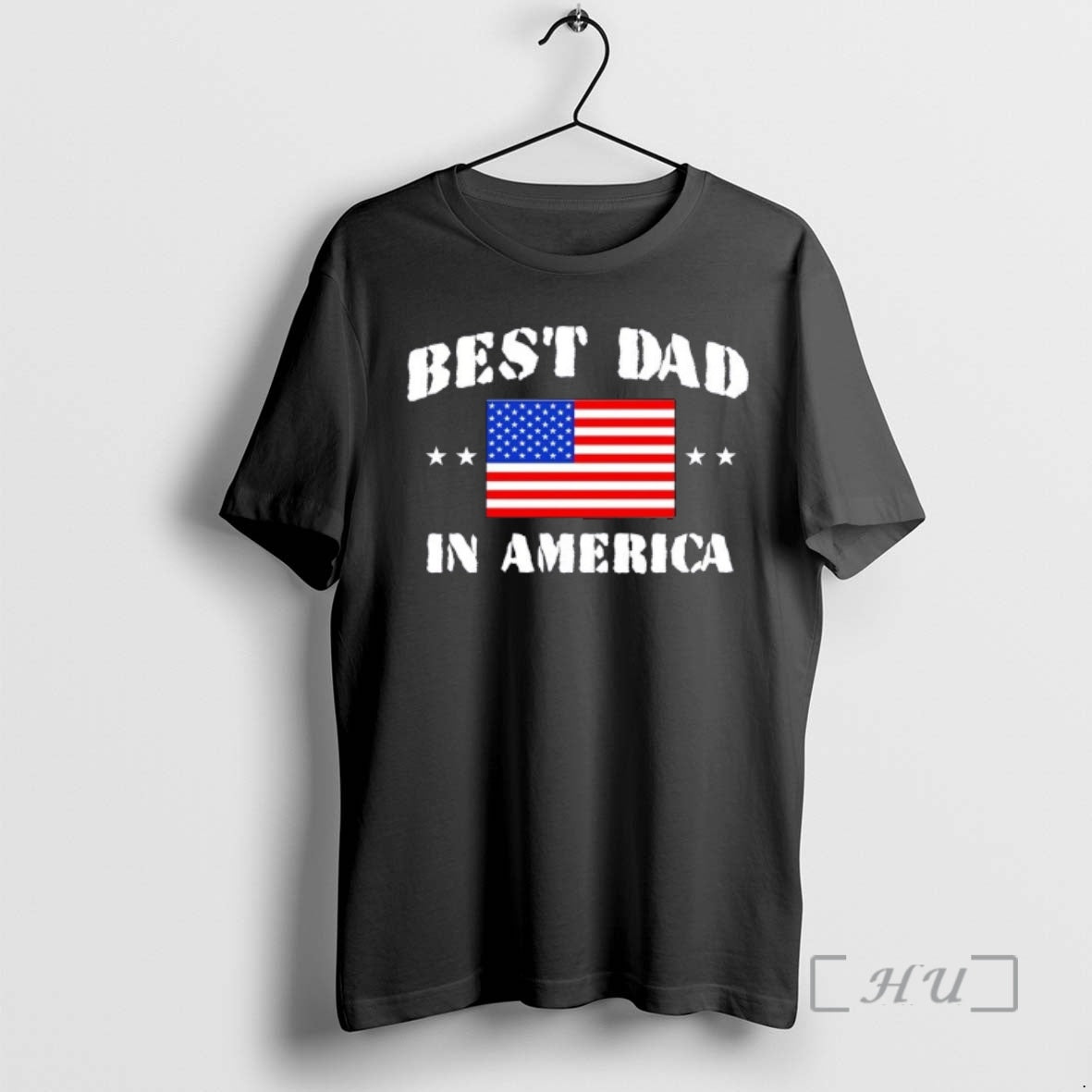 Officials Best Dad In America And Best Papa In The World Usa Flag Premium T-Shirts, Hoodie, Sweatshirt | PopFlextees.com