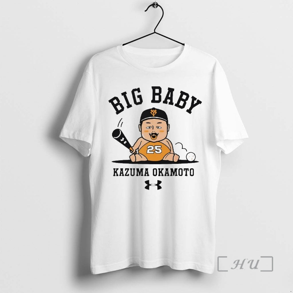 Officials Big Baby Kazuma Okamoto Baseball T-Shirts, Hoodie, Sweatshirt | PopFlextees.com