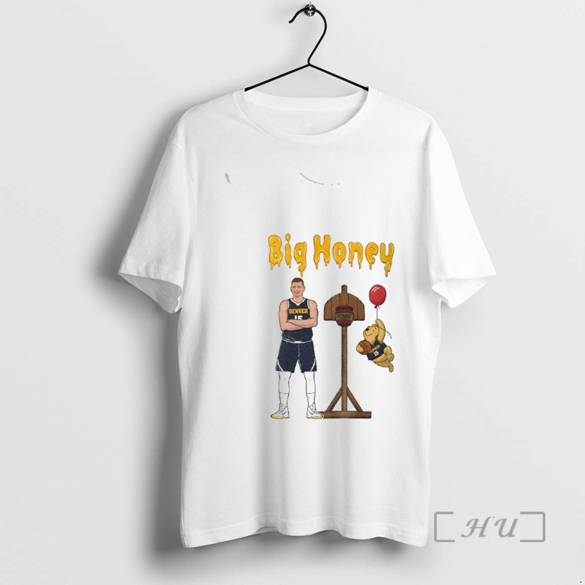 Officials Big Honey Nikola Jokic Denver Nuggets Nba T-Shirts, Hoodie, Sweatshirt | PopFlextees.com