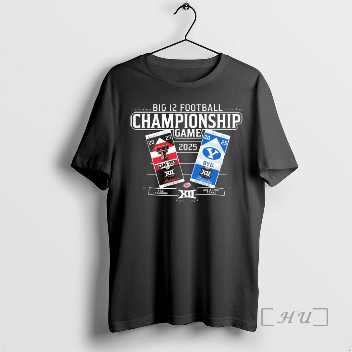 Officials Big Ten 2025 Football Championship Stadium Texas Tech Vs Byu Cougars Att Stadium Tickets T-Shirts, Hoodie,...
