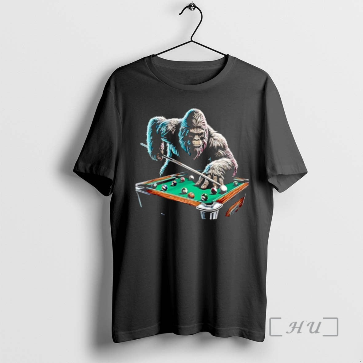 Officials Bigfoot Sasquatch Billiards Pool Player T-Shirts, Hoodie, Sweatshirt | PopFlextees.com