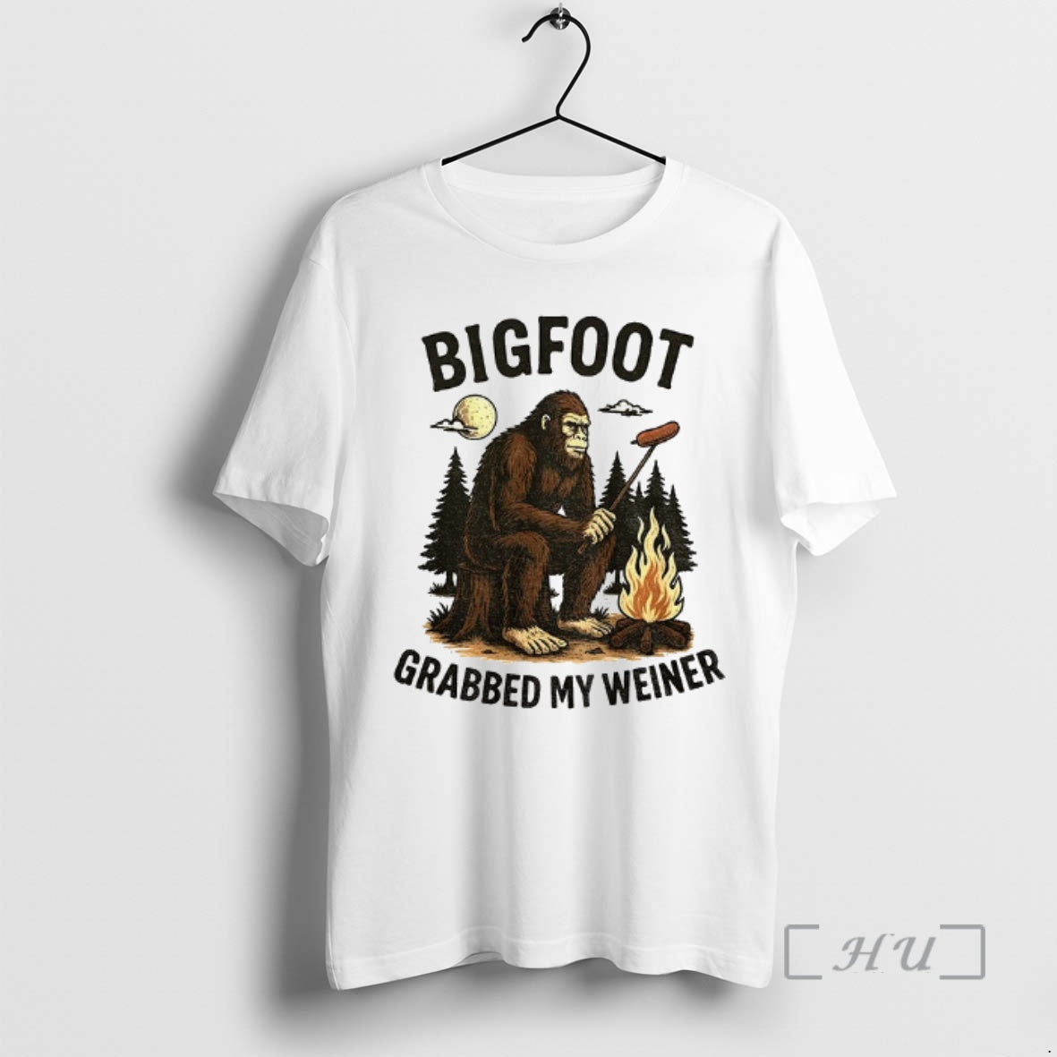 Officials Bigfoot Grabbed My Wiener Vintage T-Shirts, Hoodie, Sweatshirt | PopFlextees.com
