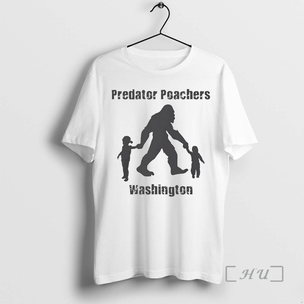 Officials Bigfoot Predator Poachers Washington T-Shirts, Hoodie, Sweatshirt | PopFlextees.com