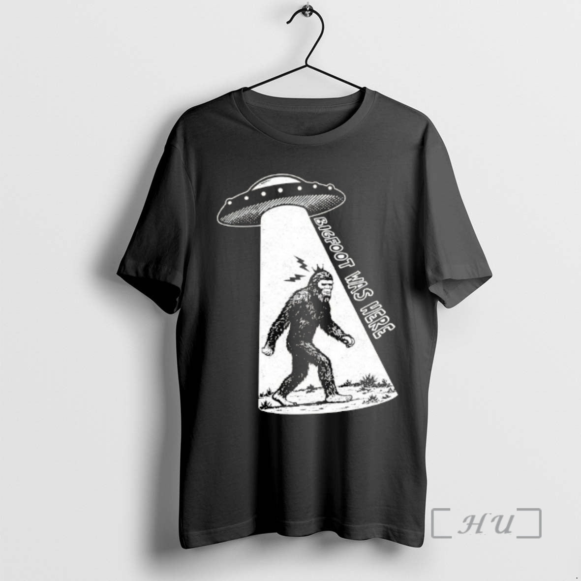 Officials Bigfoot Was Here Ufo T-Shirts, Hoodie, Sweatshirt | PopFlextees.com
