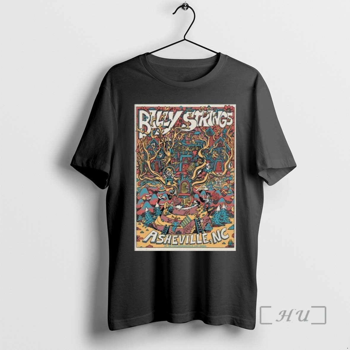 Officials Billy Strings Asheville Nc February 14 2026 T-Shirts, Hoodie, Sweatshirt | PopFlextees.com