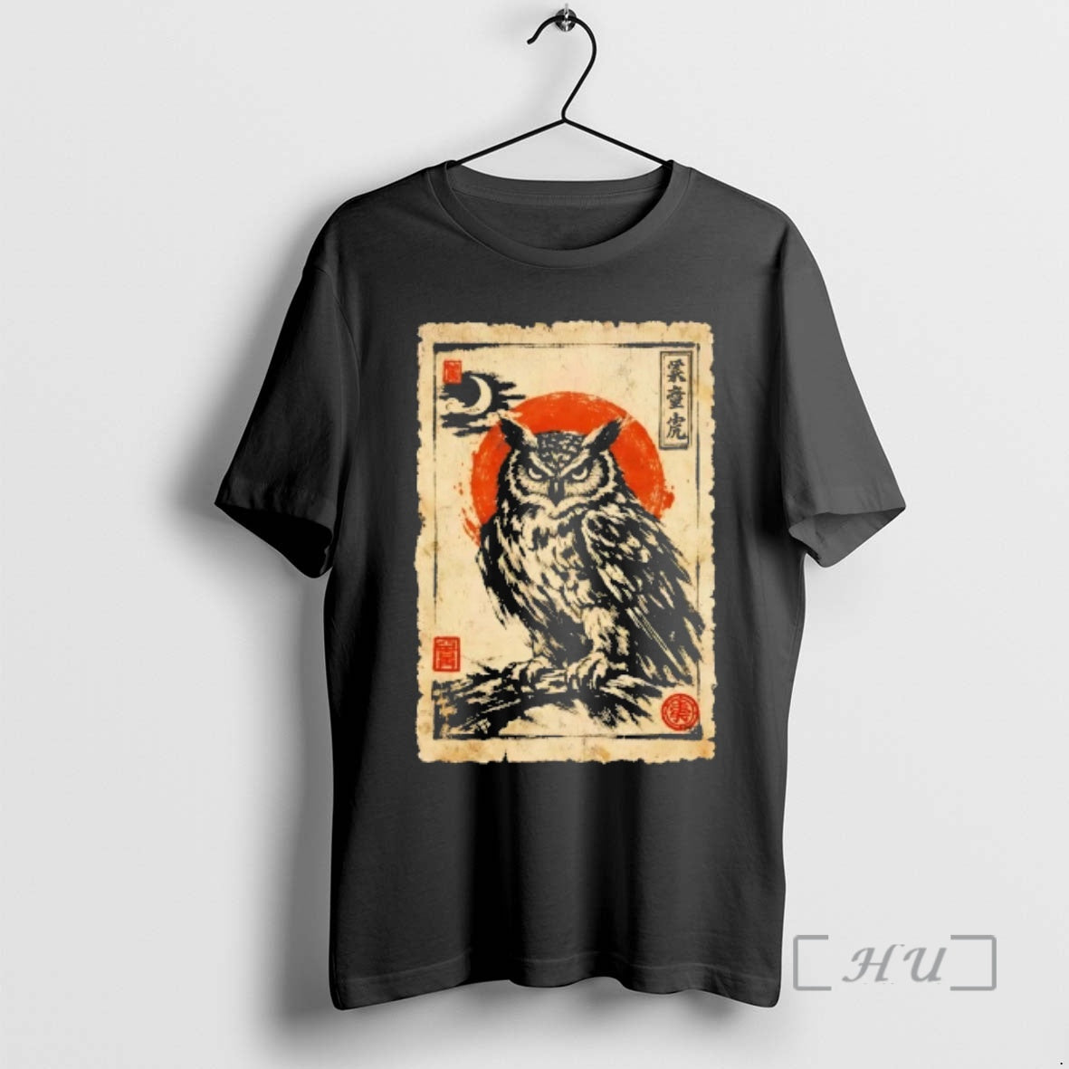 Officials Bird Owl Japanese Art T-Shirts, Hoodie, Sweatshirt | PopFlextees.com