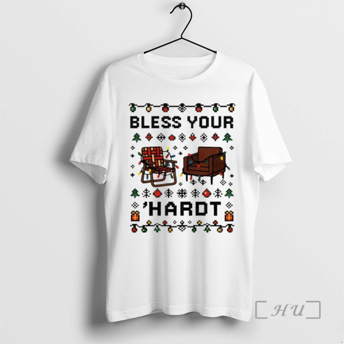 Officials Bless Your Hardt Ugly Christmas Ornaments T-Shirts, Hoodie, Sweatshirt | PopFlextees.com