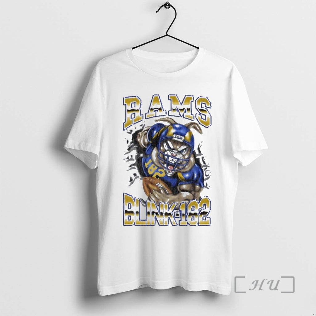 Officials Blink 182 X La Rams Touchdown Event T-Shirts, Hoodie, Sweatshirt | PopFlextees.com