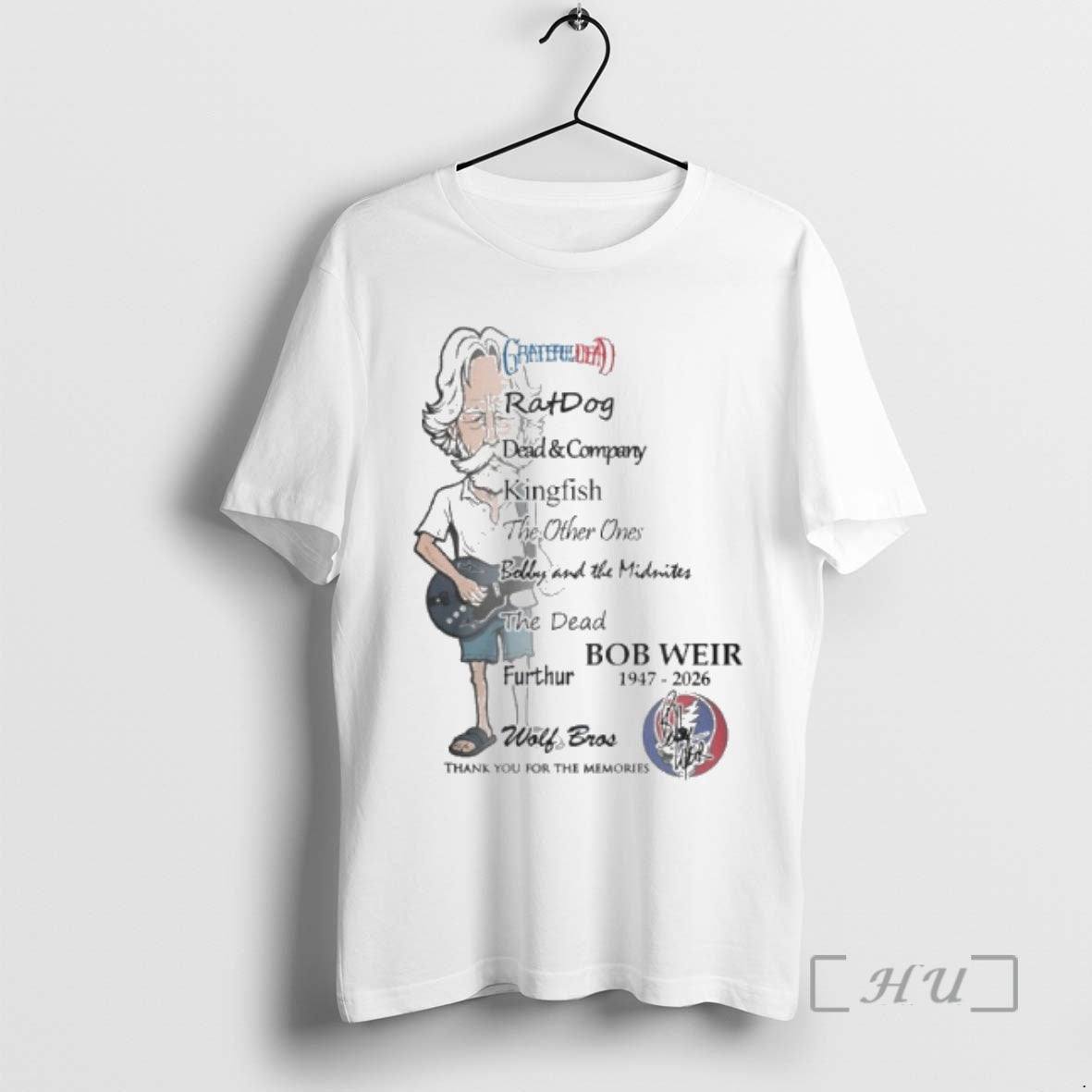 Officials Bobby Weir 1947 2026 Grateful Dead Wolf Bros T-Shirts, Hoodie, Sweatshirt | PopFlextees.com