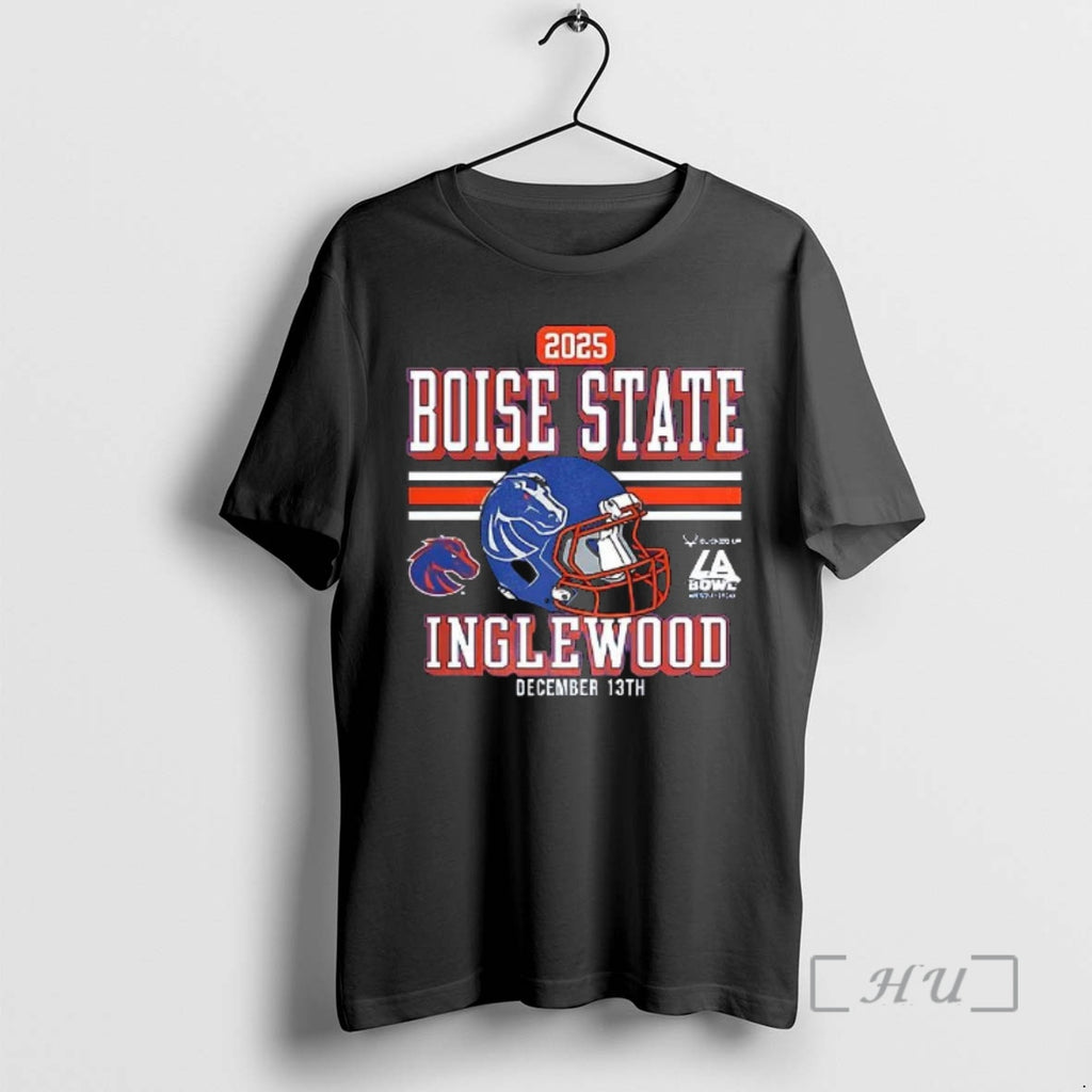 Officials Boise State Broncos 2025 La Bowl Helmet T-Shirts, Hoodie, Sweatshirt | PopFlextees.com