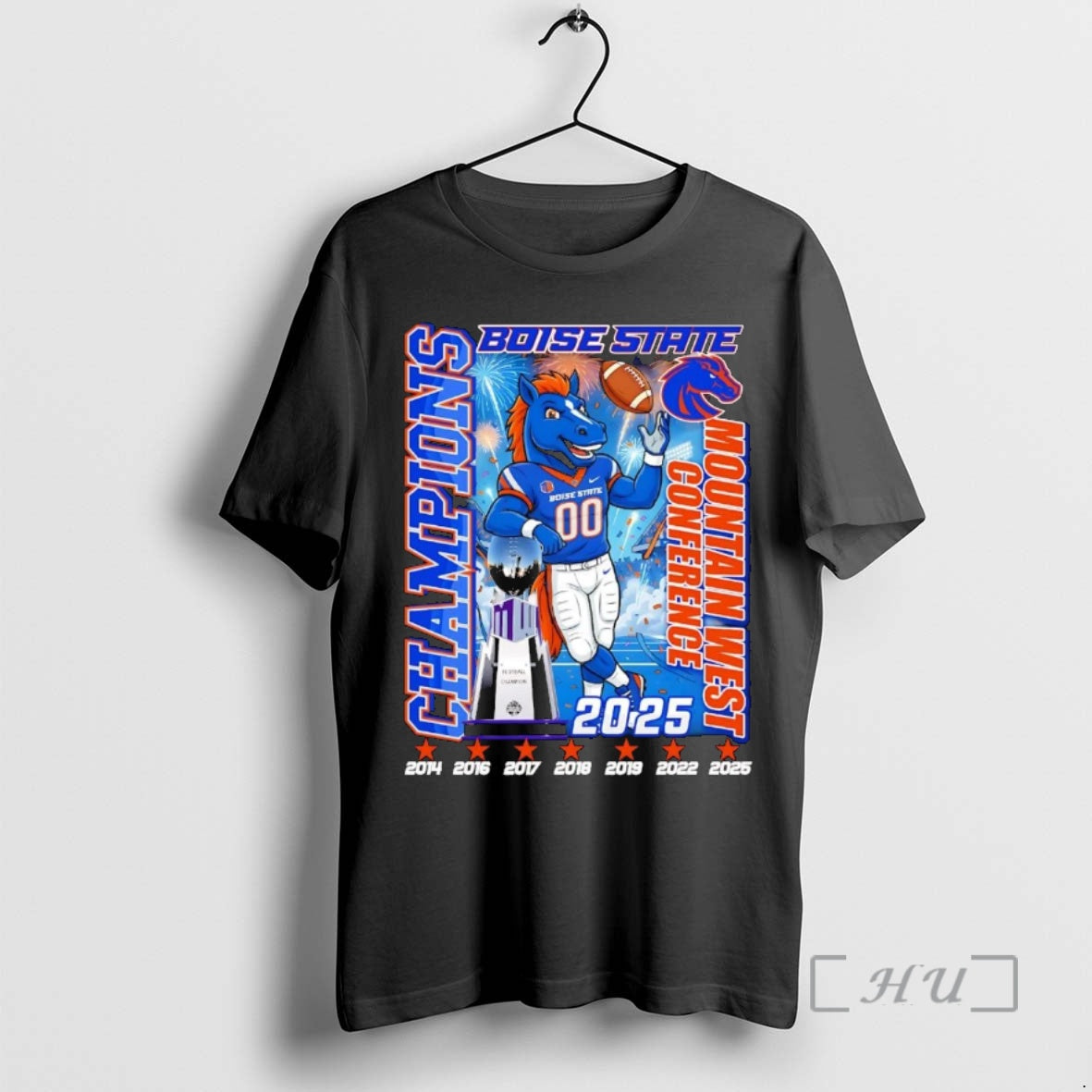 Officials Boise State Broncos 2025 Mountain West Conference Champions T-Shirts, Hoodie, Sweatshirt | PopFlextees.com