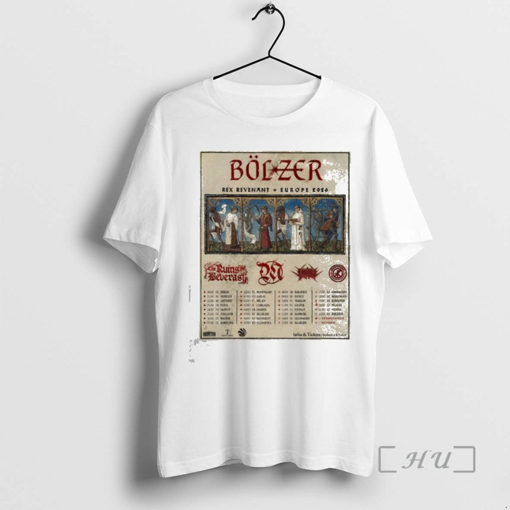 Officials Bolzer Rex Revenant European Tour 2026 T-Shirts, Hoodie, Sweatshirt | PopFlextees.com