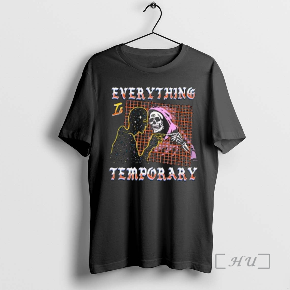 Officials Boss Dog Art Everything Is Temporary Circle Black T-Shirts, Hoodie, Sweatshirt | PopFlextees.com
