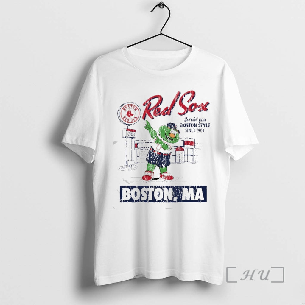 Officials Boston Red Sox Servin You Boston Style Since 1901 T-Shirts, Hoodie, Sweatshirt | PopFlextees.com