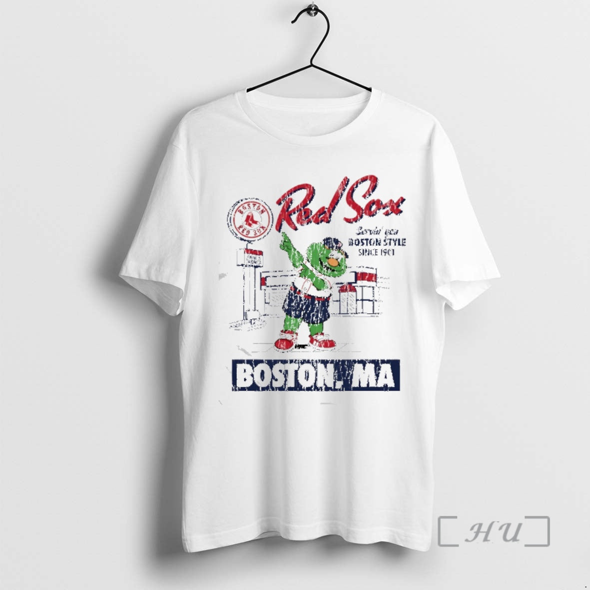 Officials Boston Red Sox Servin You Boston Style Since 1901 T-Shirts, Hoodie, Sweatshirt | PopFlextees.com