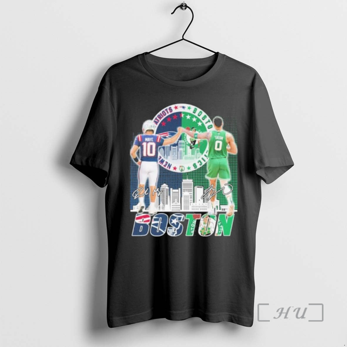 Officials Boston Sports Teams Drake Maye And Jayson Tatum T-Shirts, Hoodie, Sweatshirt | PopFlextees.com