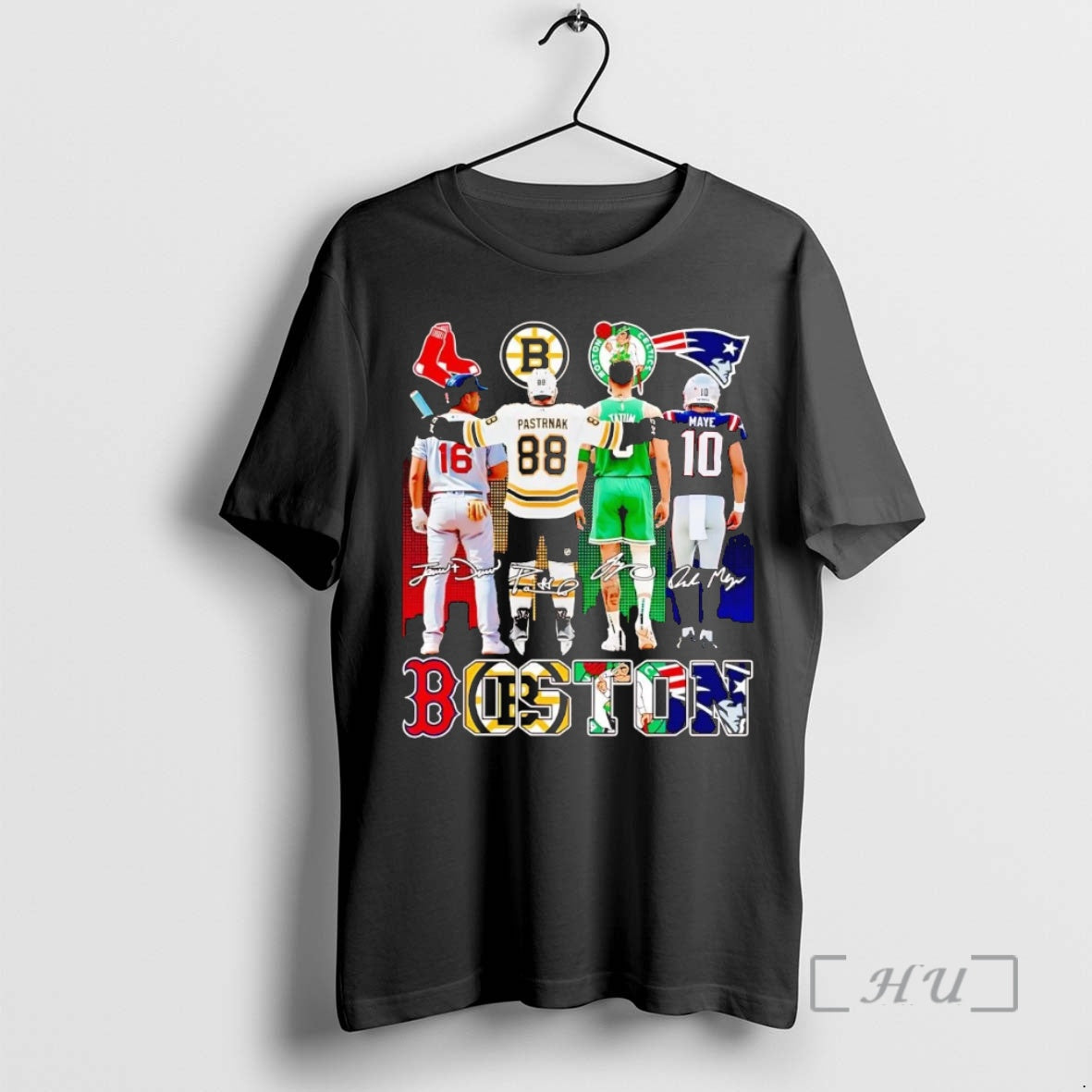 Officials Boston Sports Teams Players Signatures T-Shirts, Hoodie, Sweatshirt | PopFlextees.com