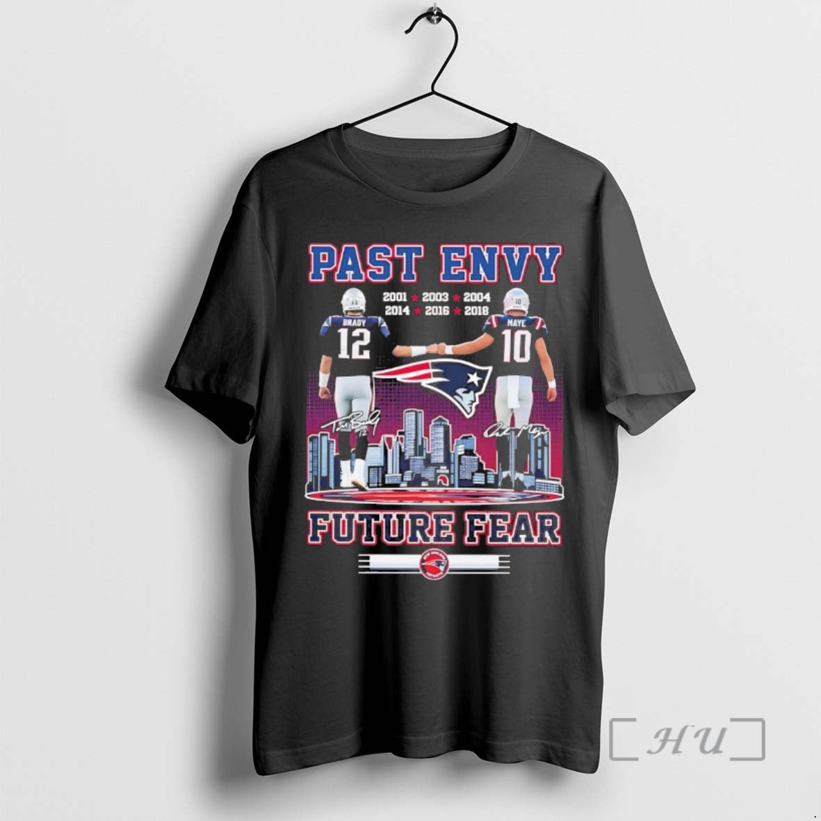 Officials Brady And Maye Past Envy Future Fear Chriast T-Shirts, Hoodie, Sweatshirt | PopFlextees.com