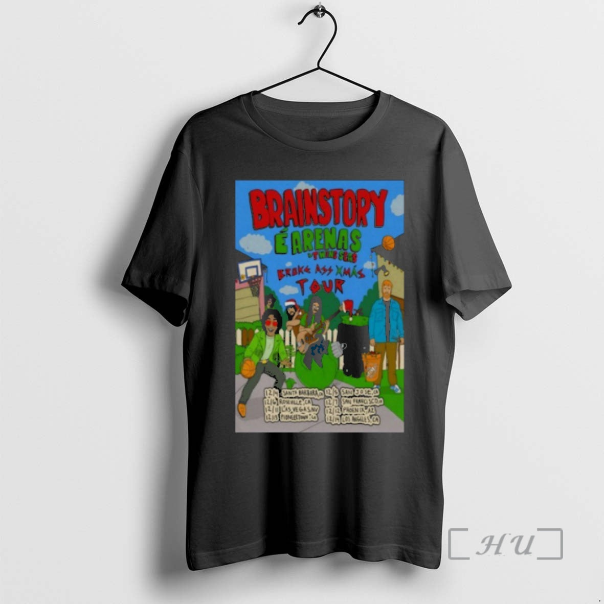 Officials Brainstory Broke Ass Xmas Tour 25 T-Shirts, Hoodie, Sweatshirt | PopFlextees.com