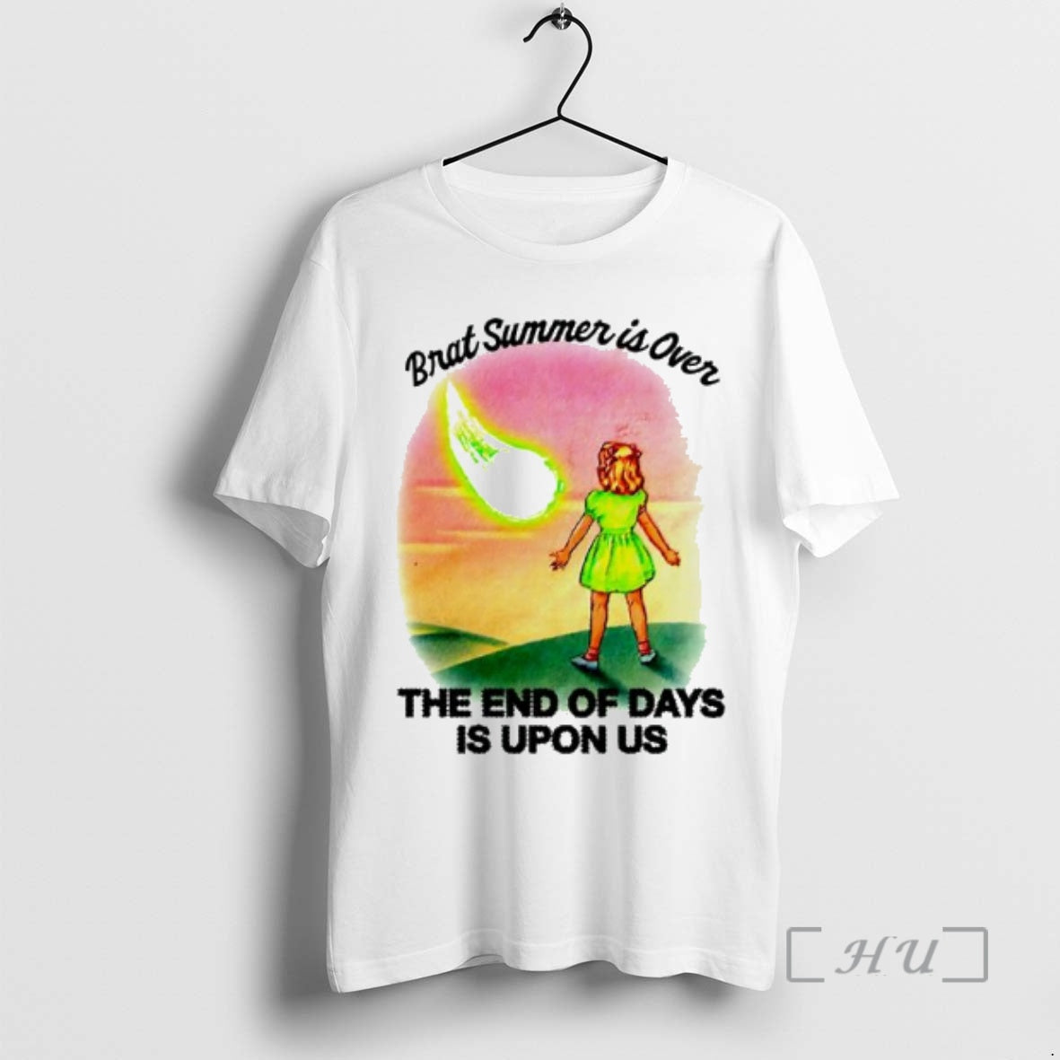 Officials Brat Summer Is Over The End Of Days Is Upon Us Graphic Premium T-Shirts, Hoodie, Sweatshirt | PopFlextees.com