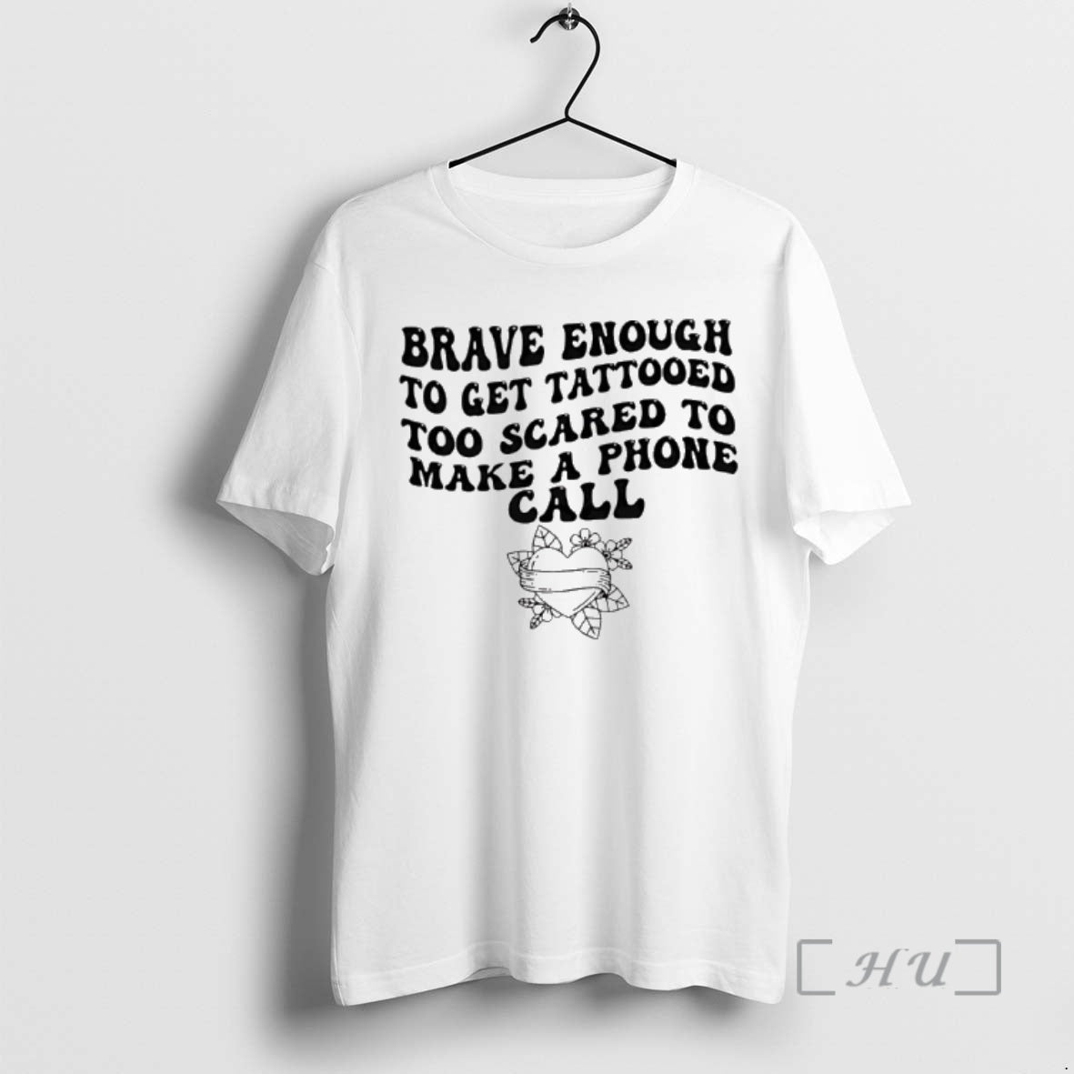 Officials Brave Enough To Get A Tattoo Too Scared To Make A Phone Call Premium T-Shirts, Hoodie, Sweatshirt | PopFlextees.com