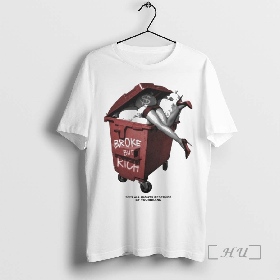 Officials Broke But Rich 2025 All Rights Reserved By Yourbrand T-Shirts, Hoodie, Sweatshirt | PopFlextees.com