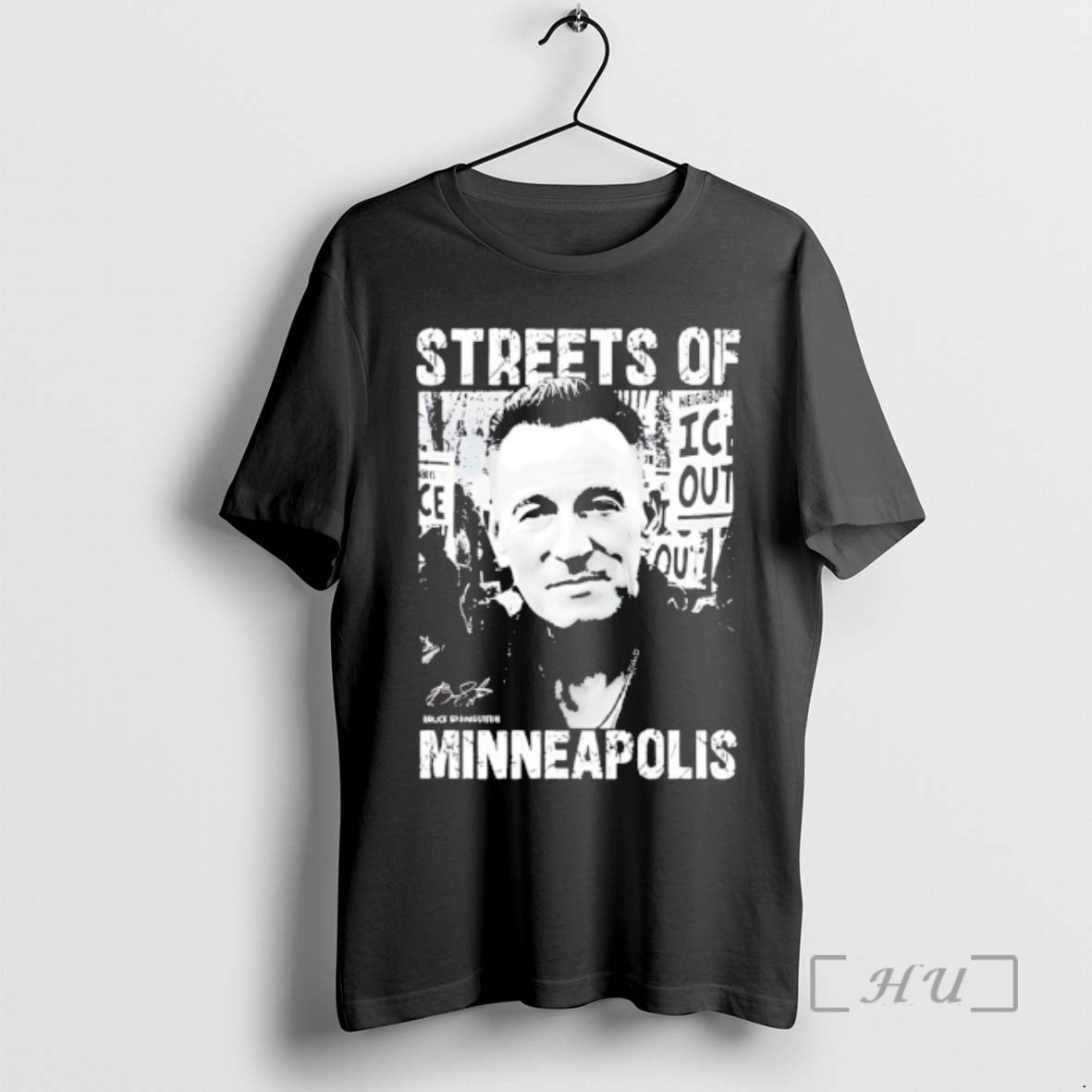 Officials Bruce Springsteen Streets Of Minneapolis Anti Trump T-Shirts, Hoodie, Sweatshirt | PopFlextees.com