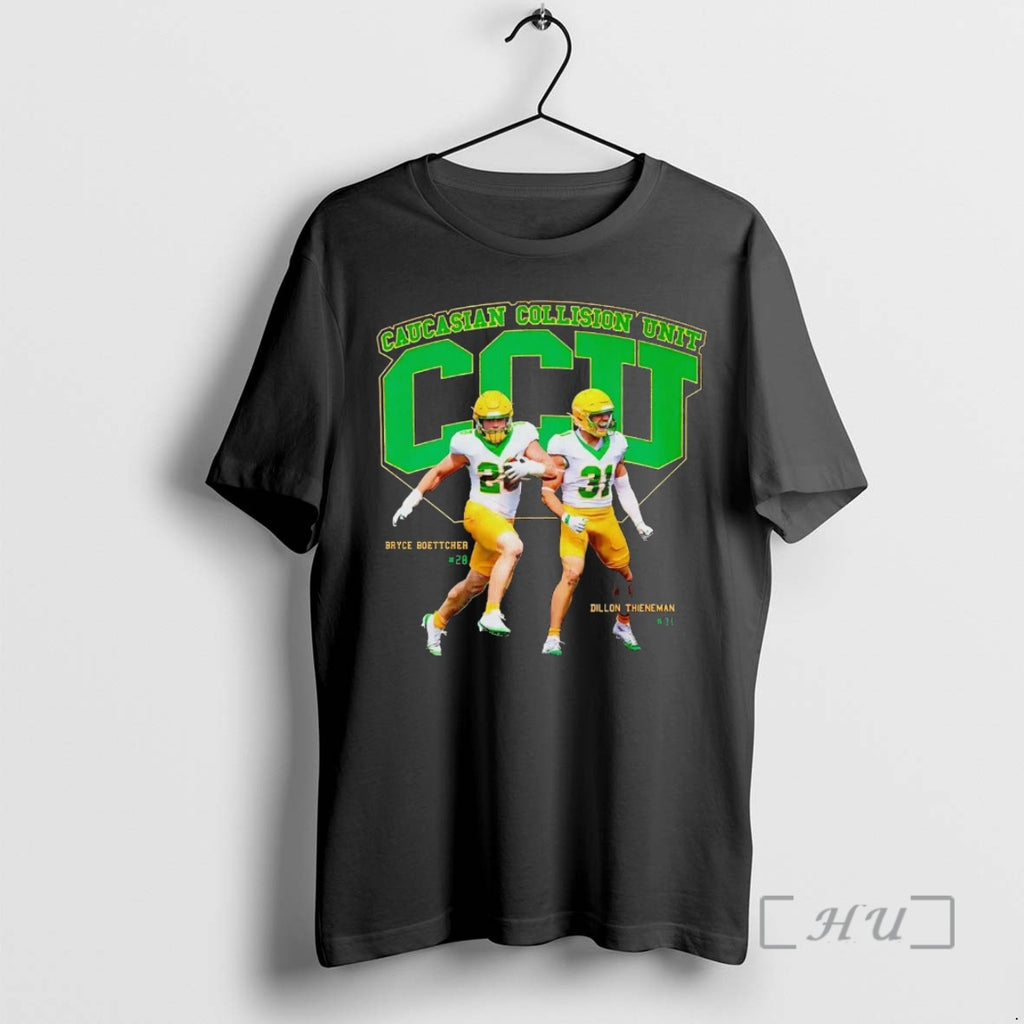 Officials Bryce Boettcher And Dillon Thienman Caucasian Collision Unit T-Shirts, Hoodie, Sweatshirt | PopFlextees.com