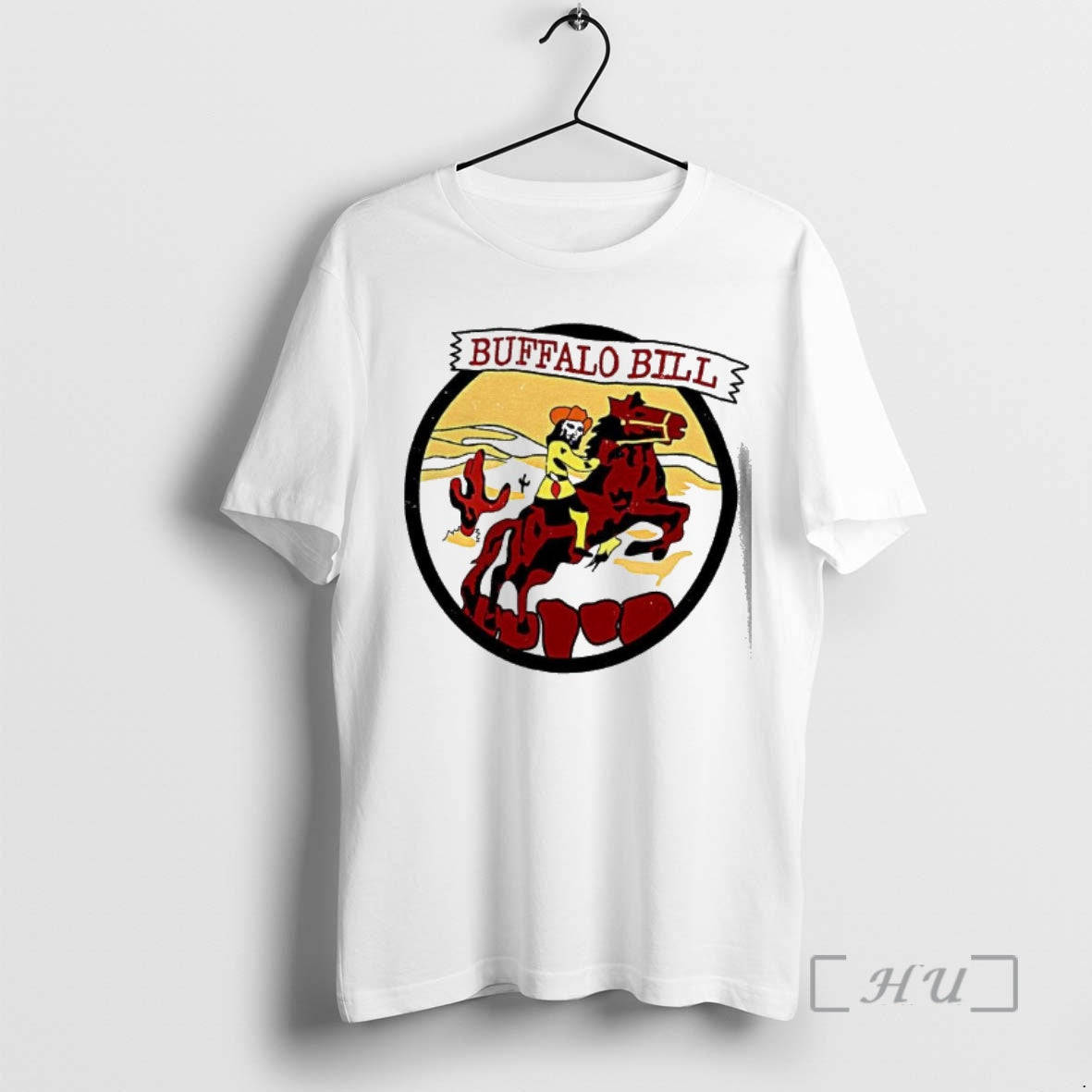 Officials Buffalo Bill Cowboy Priest Version Logo Retro T-Shirts, Hoodie, Sweatshirt | PopFlextees.com