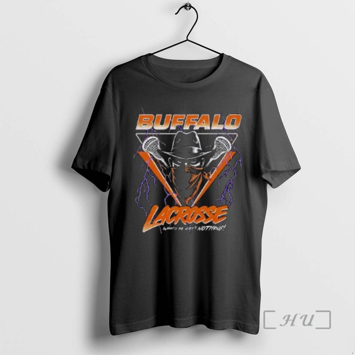 Officials Buffalo Lacrosse Whats He Got Nothing Circle Black T-Shirts, Hoodie, Sweatshirt | PopFlextees.com
