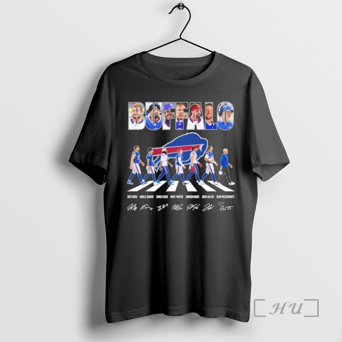 Officials Buffalo Team Player Abbey Road Signature T-Shirts, Hoodie, Sweatshirt | PopFlextees.com