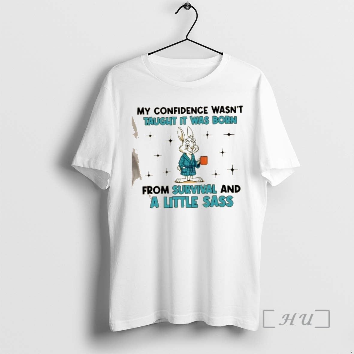 Officials Bunny My Confidence Wasnt Taught It Was Born From Survival And A Little Sass T-Shirts, Hoodie, Sweatshirt