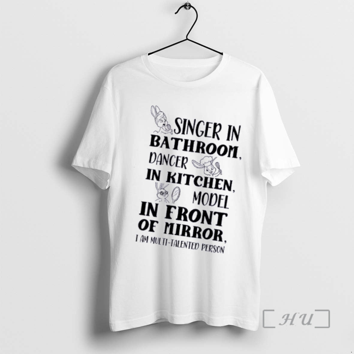 Officials Bunny Singer In Bathroom Dancer In Kitchen Model In Front Of Mirror I Am T-Shirts, Hoodie, Sweatshirt