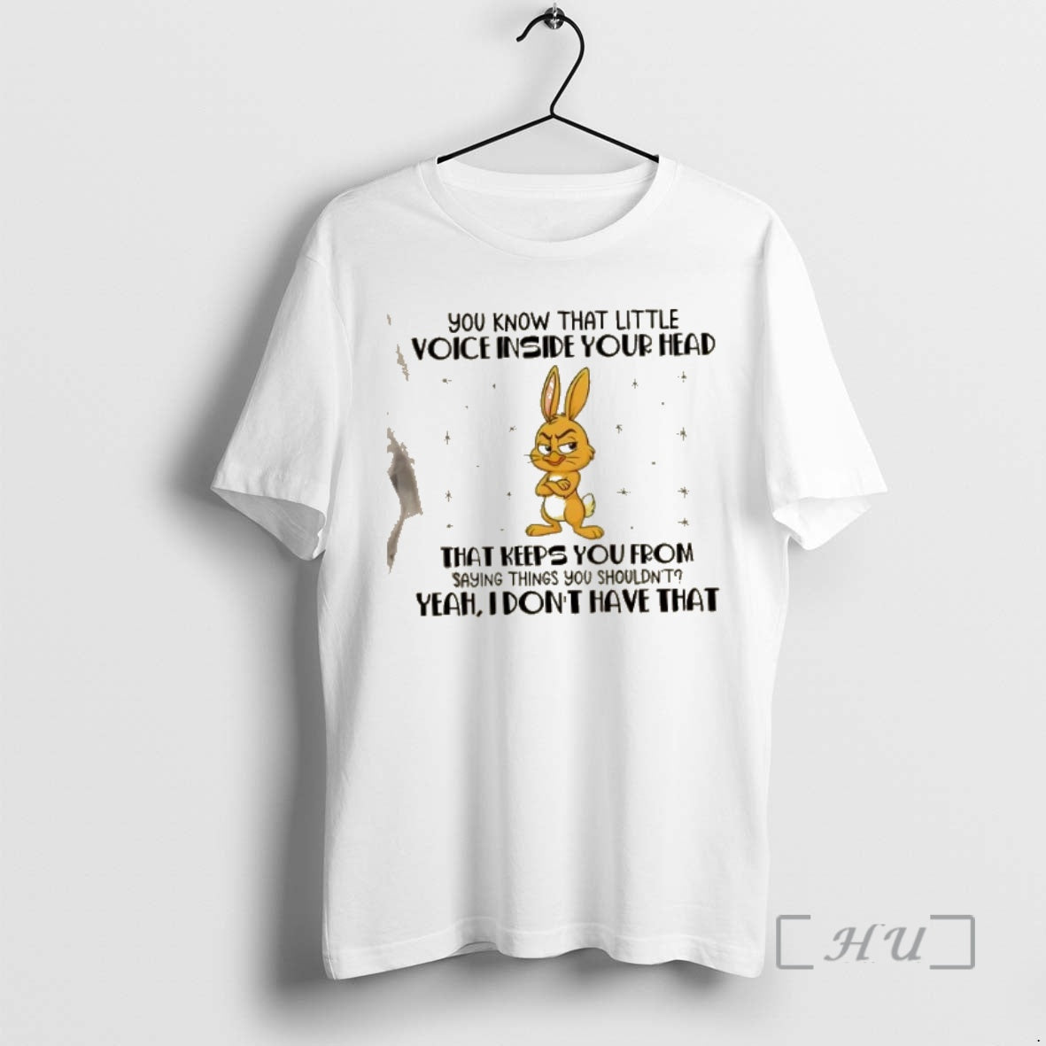 Officials Bunny You Know That Little Voice Inside Your Head That Keeps You From Premium T-Shirts, Hoodie, Sweatshirt