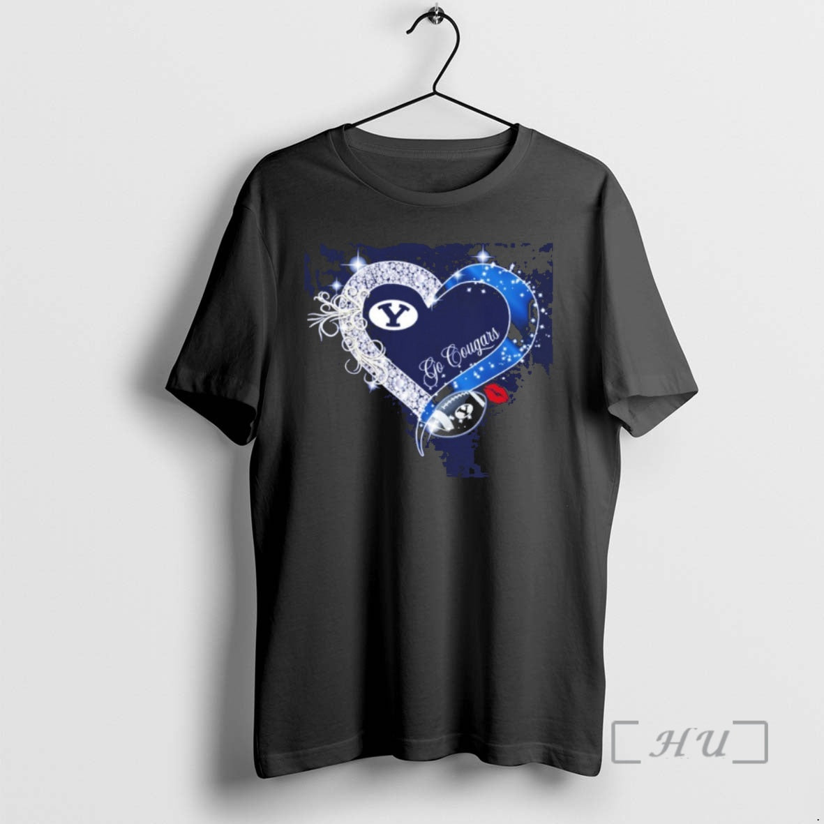 Officials Byu Heart Go Cougars Baseball T-Shirts, Hoodie, Sweatshirt | PopFlextees.com