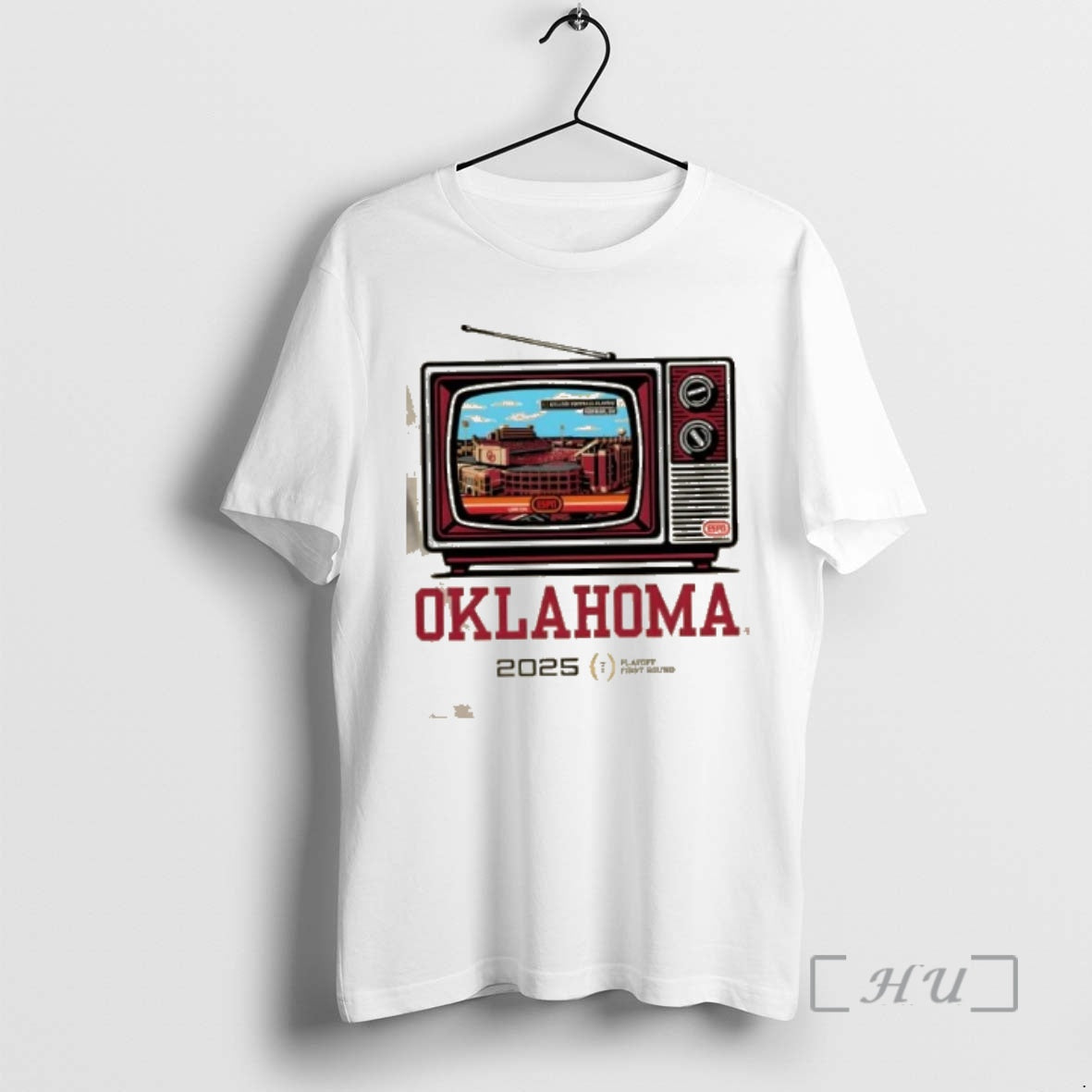 Officials Cfp Playoff First Round 25 26 Oklahoma Tv Stadium T-Shirts, Hoodie, Sweatshirt | PopFlextees.com