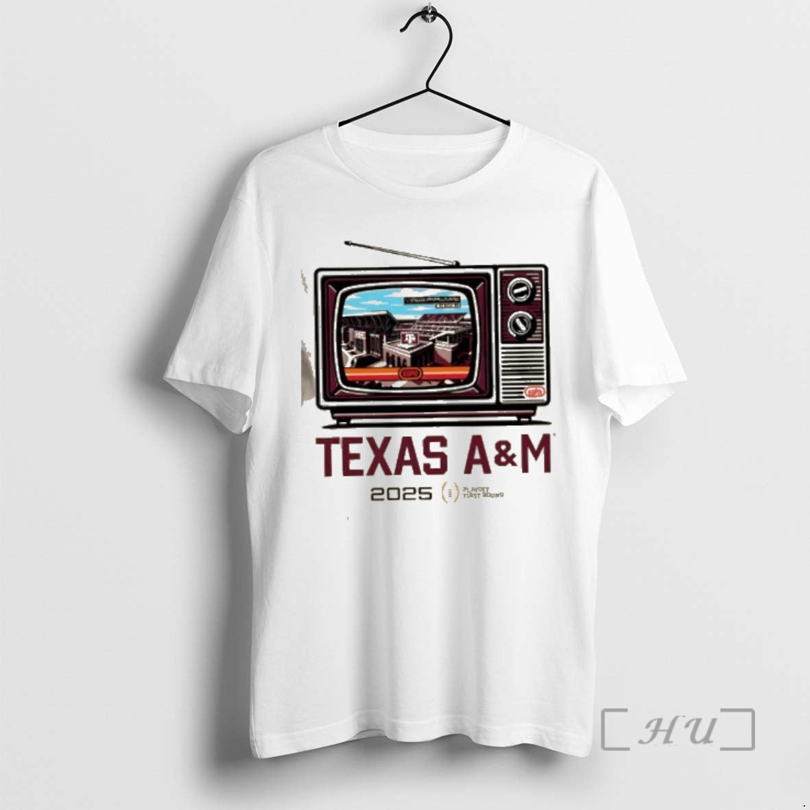 Officials Cfp Playoff First Round 25 26 Texas Am Aggies Tv Stadium Premium T Shirts Hoodie, Sweatshirt | PopFlextees.com