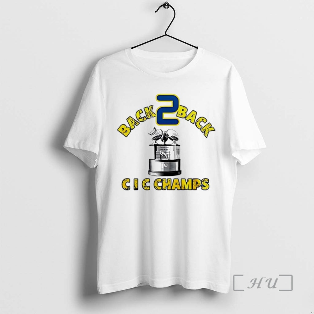 Officials Cic Champions 2025 Back2back T-Shirts, Hoodie, Sweatshirt | PopFlextees.com