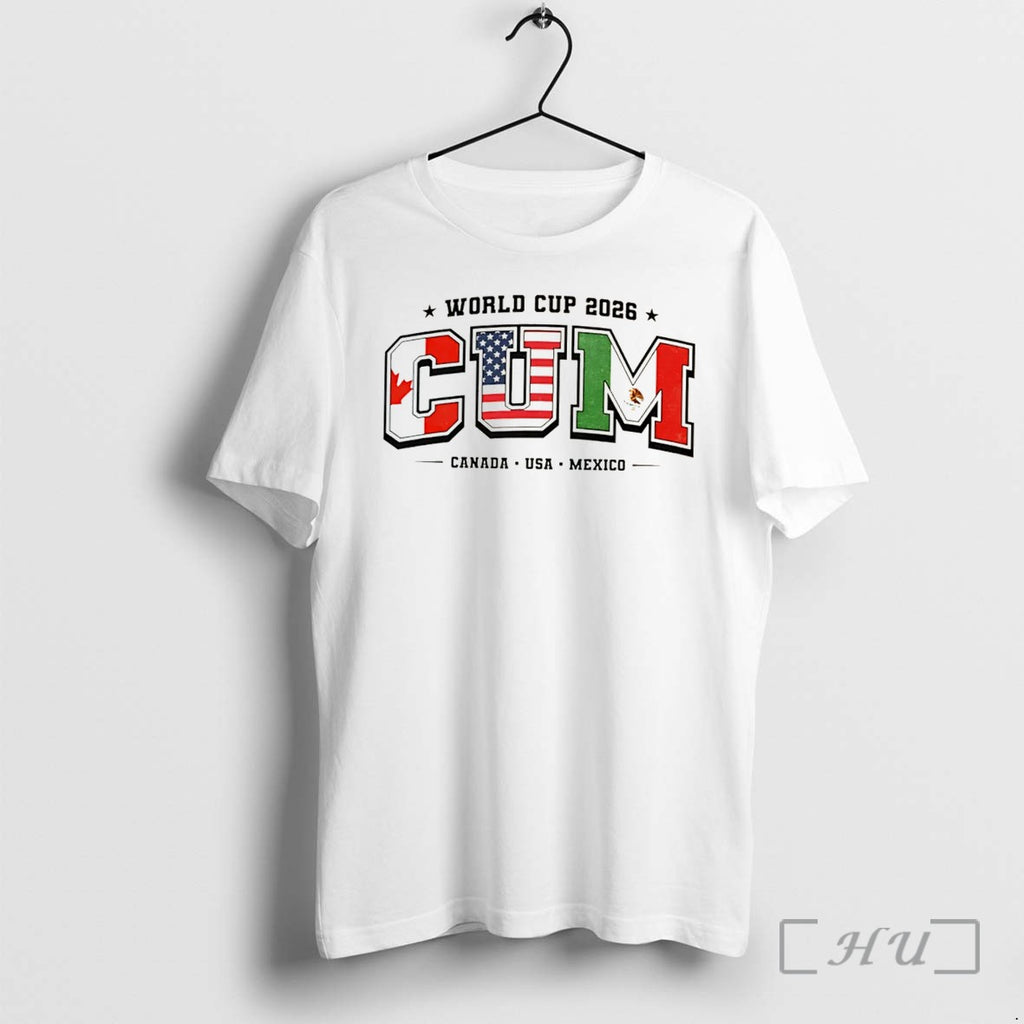 Officials Cum World Cup 2026 Canada Usa Mexico Tee