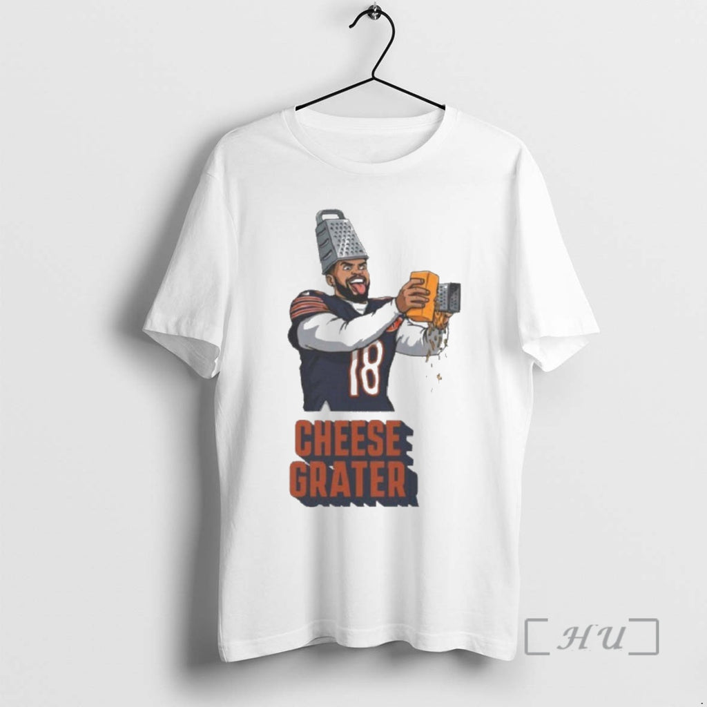 Officials Caleb Williams Cheese Grater Funny Chicago Football Fan T-Shirts, Hoodie, Sweatshirt | PopFlextees.com