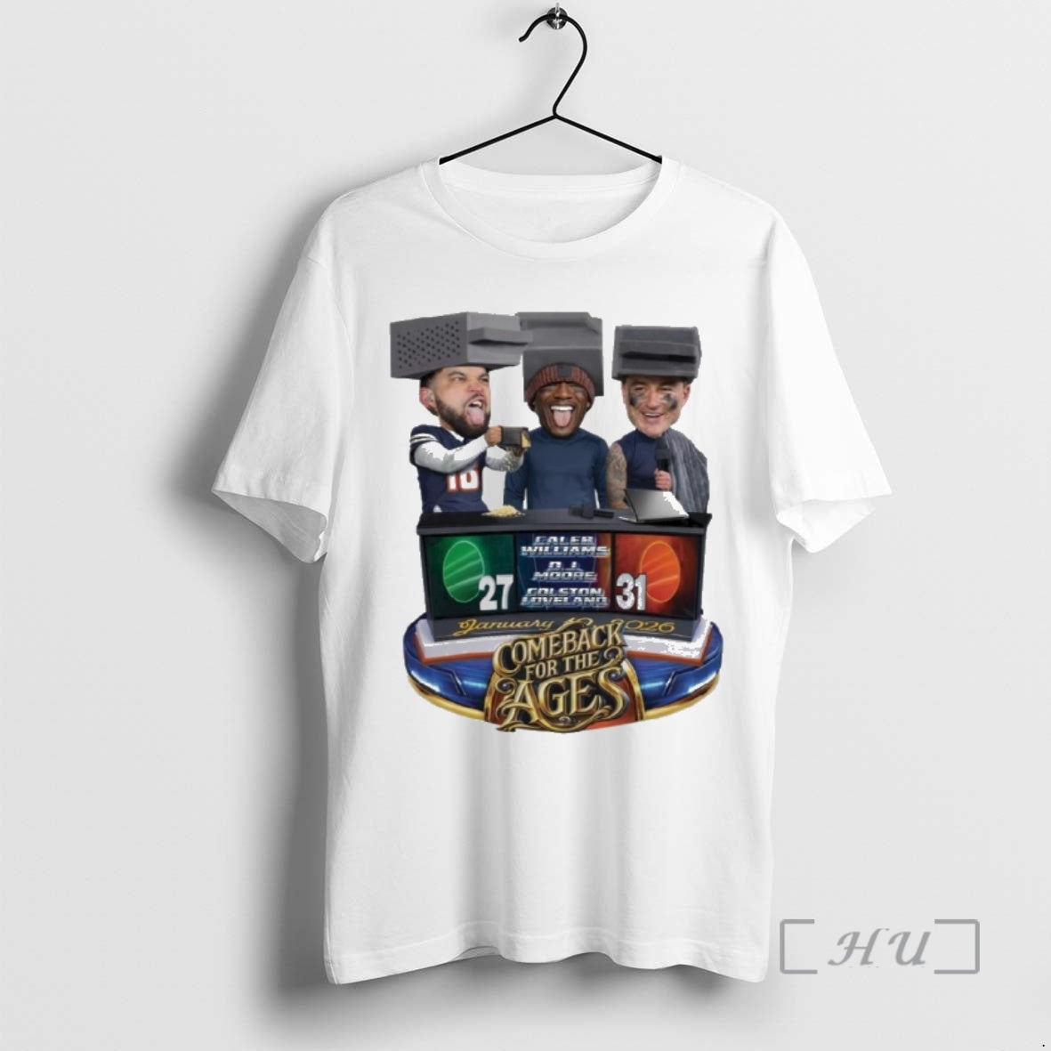 Officials Caleb Williams Colston Loveland Dj Moore Comeback Ages T-Shirts, Hoodie, Sweatshirt