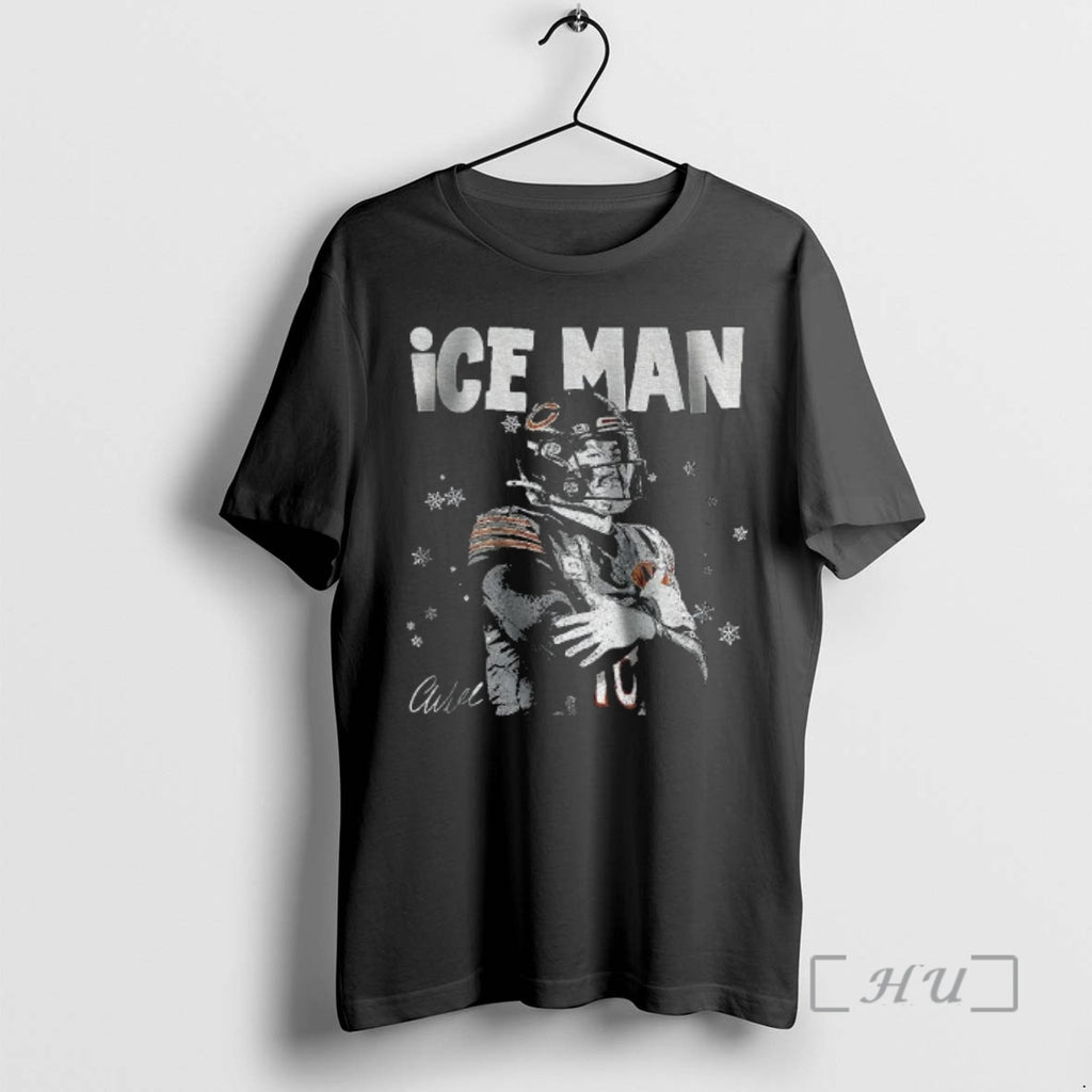 Officials Caleb Williams Football Vintage Ice Man Chicago Football Signature T-Shirts, Hoodie, Sweatshirt | PopFlextees.com