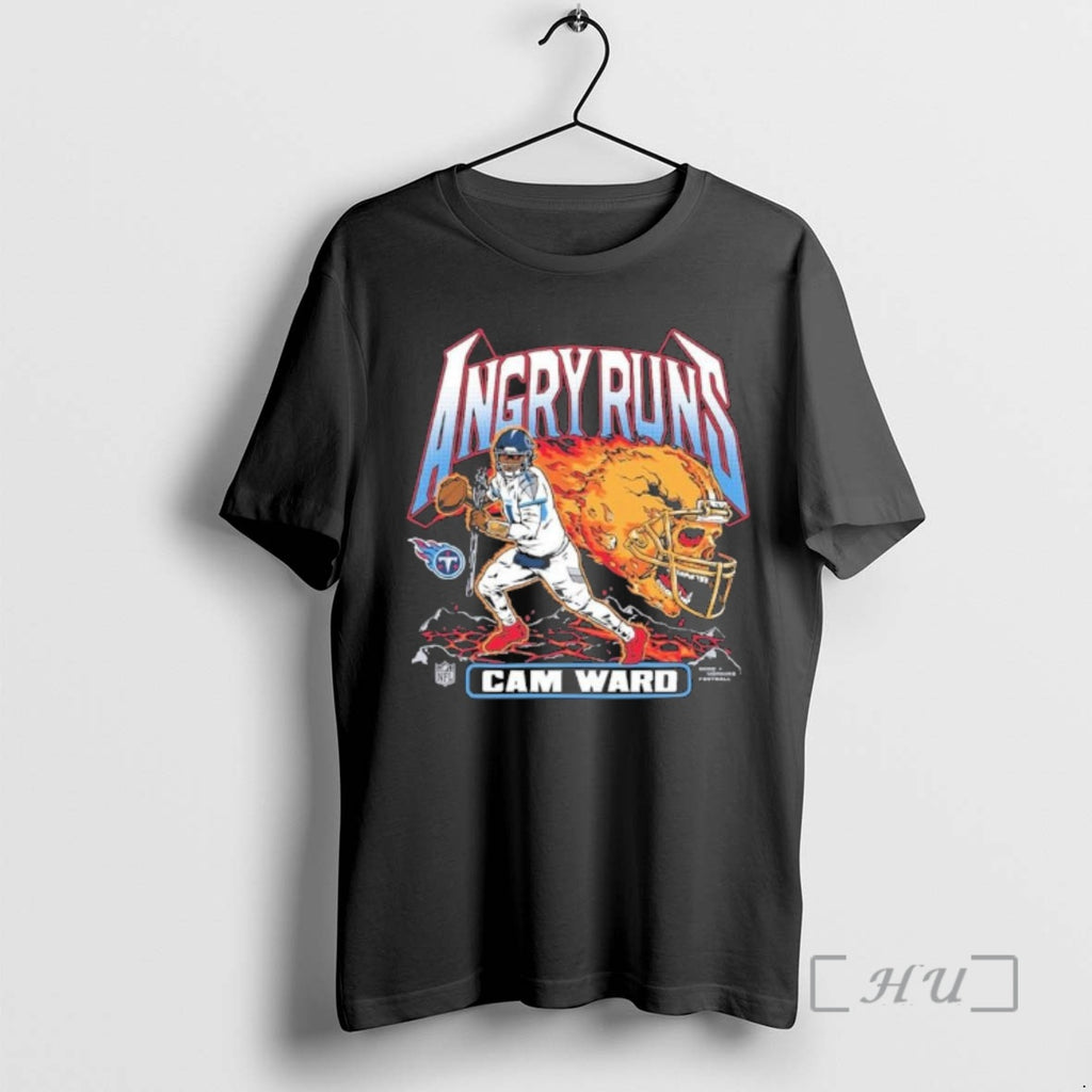 Officials Cameron Ward Tennessee Titans Angry Runs Player T-Shirts, Hoodie, Sweatshirt | PopFlextees.com